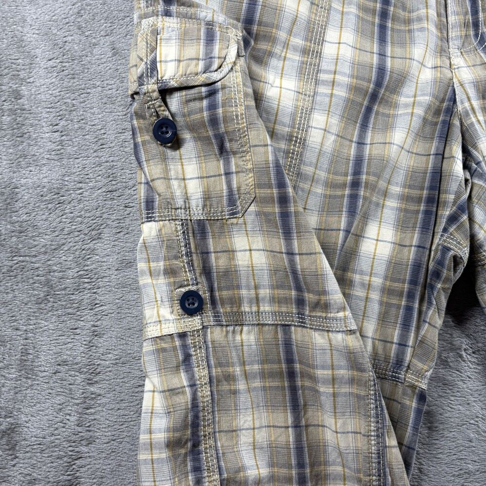 Faded Glory Women Vintage Y2K Bermuda Shorts Plaid Cargo Preppy Size 10 H274 - Picture 2 of 9